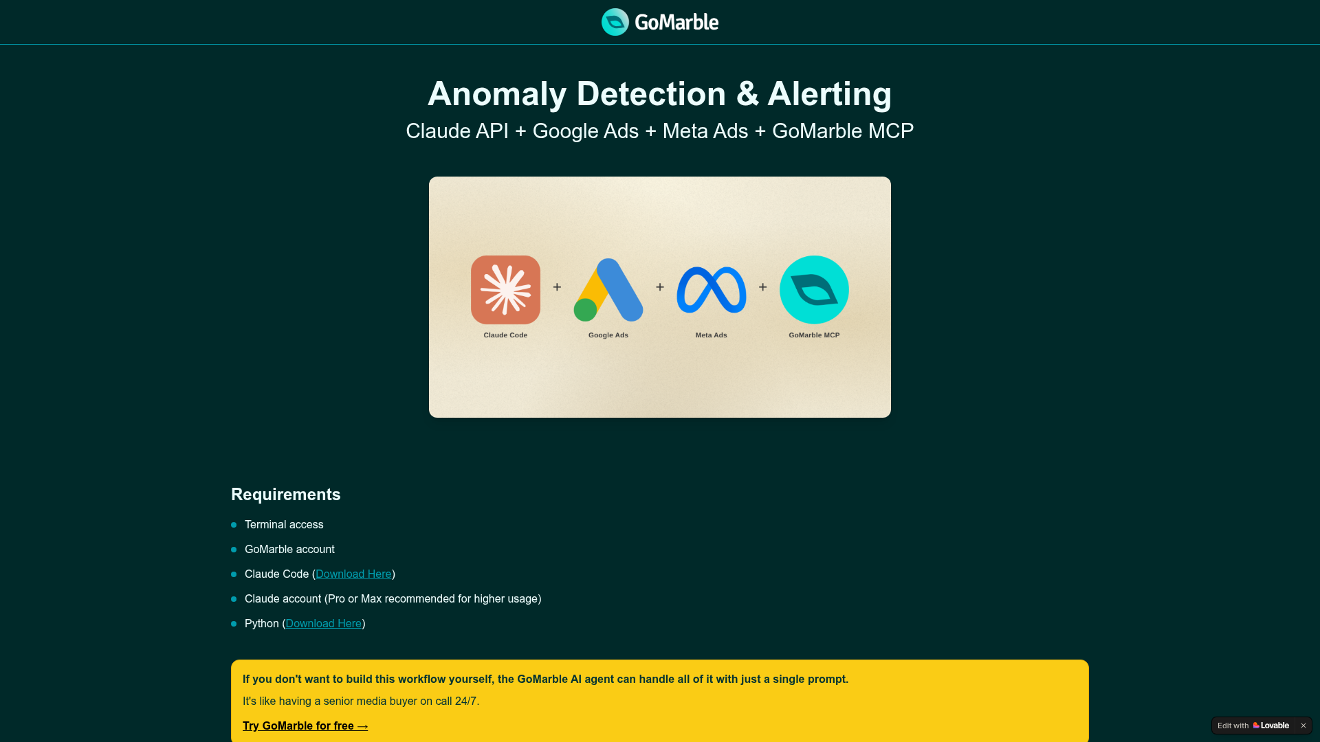 Anomaly Detection & Alerting preview